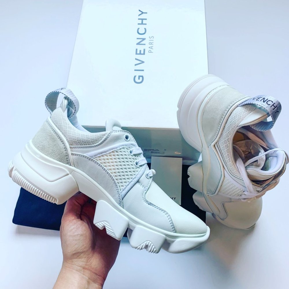 Givenchy Jaw Low Sneaker White Neoprene/Suede